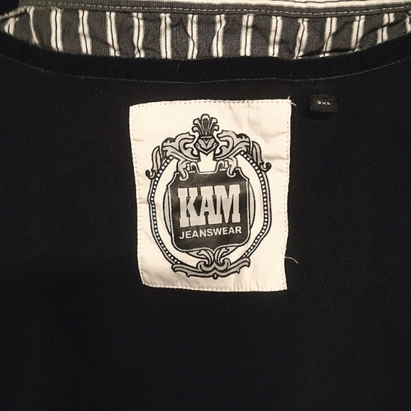 Kam Jeanswear LTD United Kingdom brand 100% Cotton CARDIGAN DRess Shirt - Picture 5 of 8